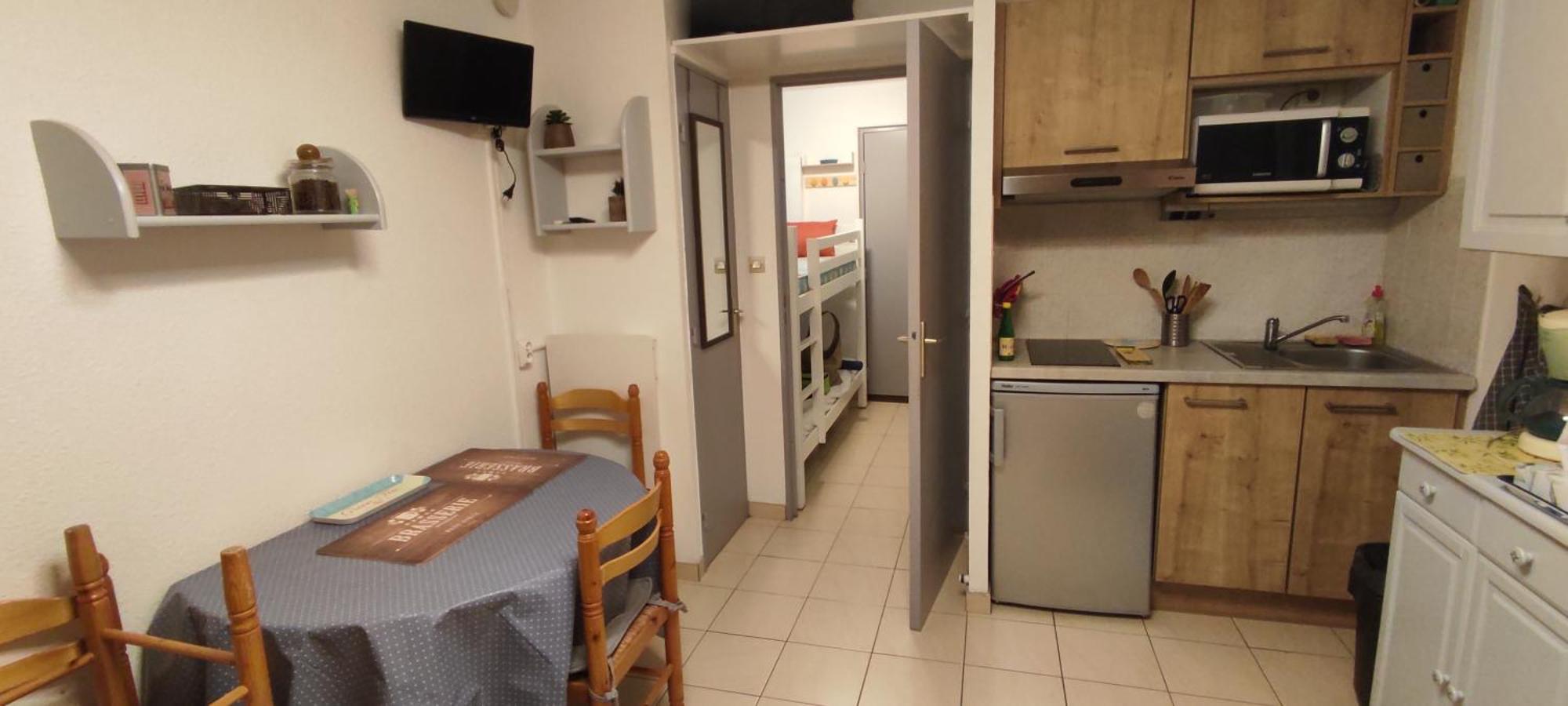 Joli Studio Cabine 4 Personnes A 300 M De La Plage 滨海阿热莱斯 外观 照片